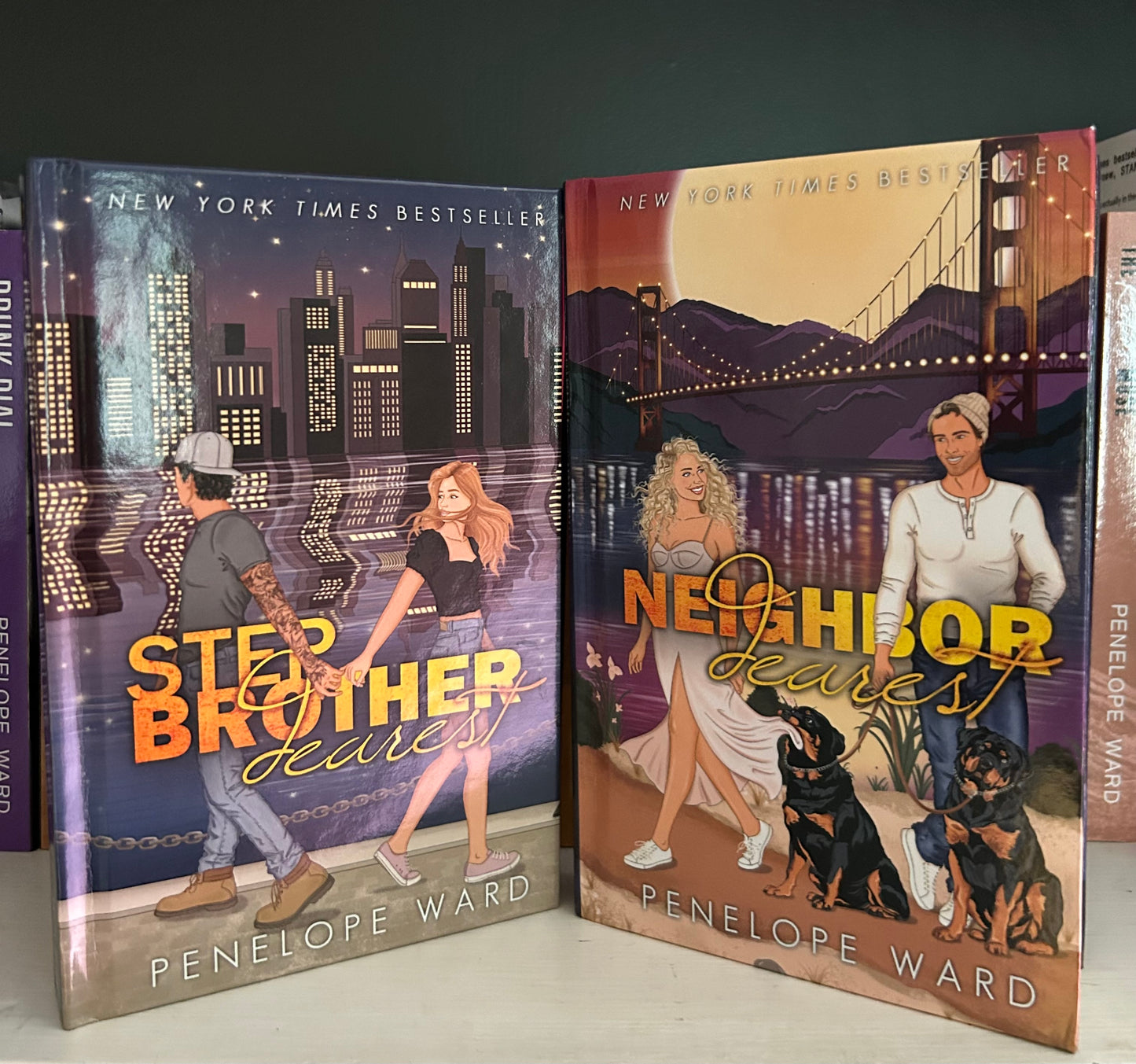 Signed Special-Edition Stepbrother Dearest and Neighbor Dearest HARDCOVER SET